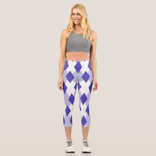 Leggings Capri Motif Jacquard Plaid_4A46B0