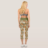 Leggings Capri Motif kakis (Verso)