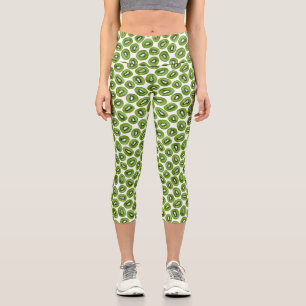 Leggings Capri Motif Kiwi