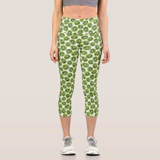 Leggings Capri Motif Kiwi (Recto)