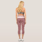 Leggings Capri Motif Ladybug personnalisé (Verso)
