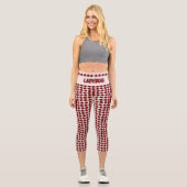 Leggings Capri Motif Ladybug personnalisé (Recto)