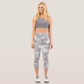 Leggings Capri motif lama 4 (Recto)
