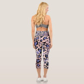 Leggings Capri Motif léopard coloré (Verso)