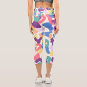 Leggings Capri Motif léopard coloré (Verso)