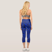 Leggings Capri Motif Léopard Moderne (Verso)