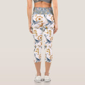Leggings Capri Motif marin amusant (Verso)