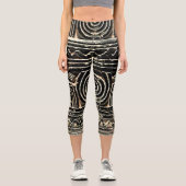 Leggings Capri Motif mésopotamien sumérien (Recto)