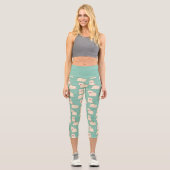 Leggings Capri Motif mignon Ours blancs (Recto)