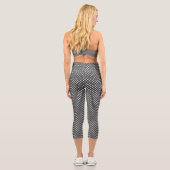 Leggings Capri Motif moderne Netted Haute taille Yoga Capris (Verso)