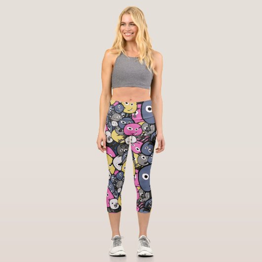 Leggings Capri Motif Monsters (Recto)