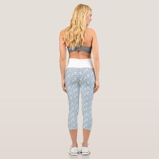 Leggings Capri Motif Nuage  (Verso)