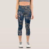 Leggings Capri Motif Paisley (Recto)