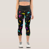Leggings Capri Motif papillon (Recto)