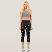 Leggings Capri Motif papillon (Recto)