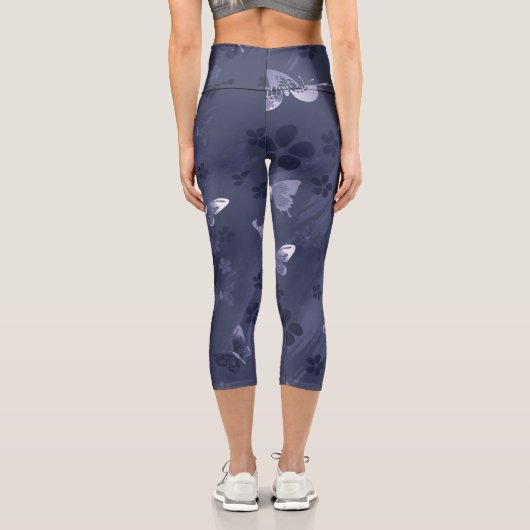 Leggings Capri Motif papillon 17 (Verso)