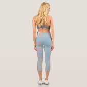 Leggings Capri Motif Pastel (Verso)