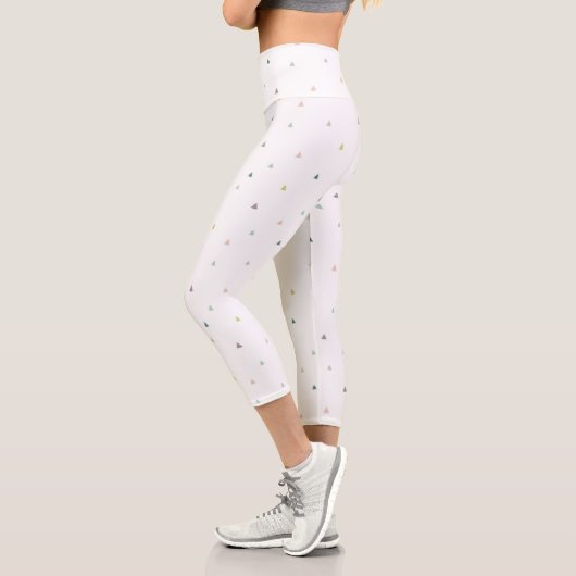 Leggings Capri Motif Pastel Triangle (Gauche)