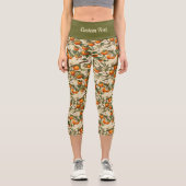 Leggings Capri Motif Persimmons (Recto)