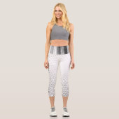 Leggings Capri Motif rayé à points (Recto)