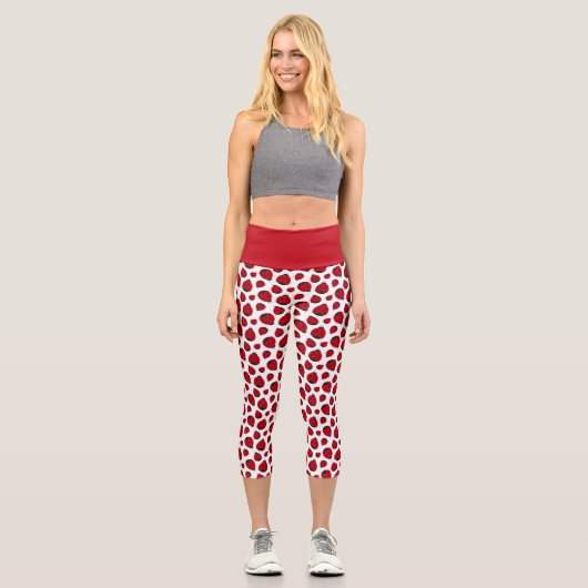 Leggings Capri Motif Red Ladybug (Recto)