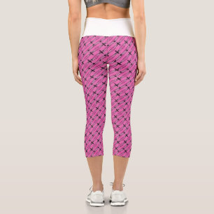 Leggings Capri Motif rose incomparable