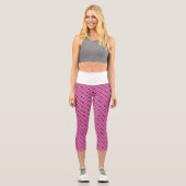 Leggings Capri Motif rose incomparable (Recto)