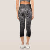 Leggings Capri Motif Shell.04.w Black BG (Verso)