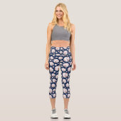 Leggings Capri Motif sportif de baseball (Recto)