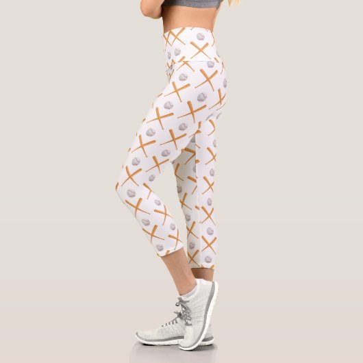 Leggings Capri Motif sportif de baseball Batup (Gauche)