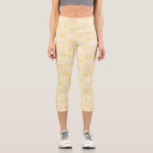 Leggings Capri Motif Sunny Sunflower (Recto)