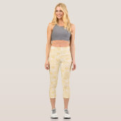 Leggings Capri Motif Sunny Sunflower (Recto)