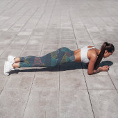 Leggings Capri Motif Swirl