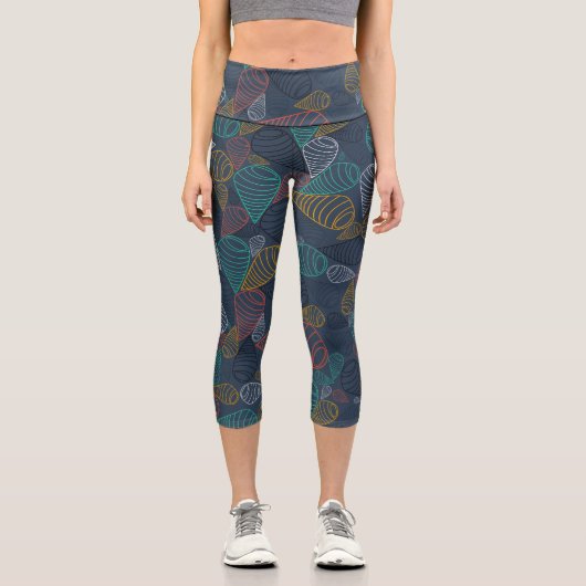 Leggings Capri Motif Swirl (Recto)