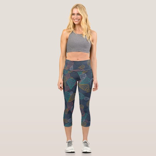 Leggings Capri Motif Swirl (Recto)