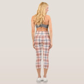 Leggings Capri Motif Tartan beige (Verso)