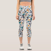 Leggings Capri Motif Terrazzo (Recto)