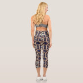 Leggings Capri motif traditionnel (Verso)