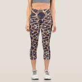 Leggings Capri motif traditionnel (Recto)