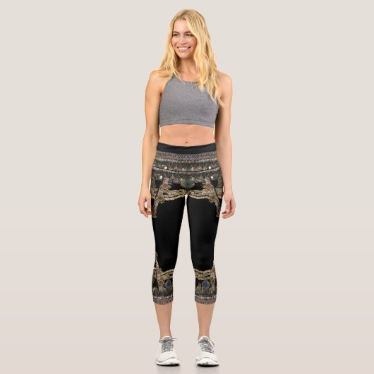 Leggings Capri Motif tribal Kuchi (Recto)