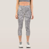 Leggings Capri Motif unique gris chic (Recto)