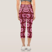 Leggings Capri Motif vibrant multicolore (Verso)