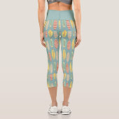 Leggings Capri Motif vintage Surboards (Verso)