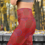 Leggings Capri Motif Yoga élégant Red Hypnotic<br><div class="desc">Mesmeriser avec chaque mouvement Captez l'attention avec ces leggings Capri de torches hypnotiques! Gras, colorés et magnifiquement conçus, ces leggings ajoutent une touche d'élégance à vos séances d'entraînement ou à votre décontractée tenue. Confortables et captivantes, elles sont le moyen idéal pour express votre style unique. N’attendez pas, faites de ces...</div>