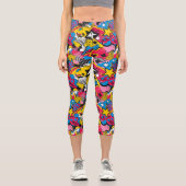 Leggings Capri Motifs de bande dessinée (Recto)