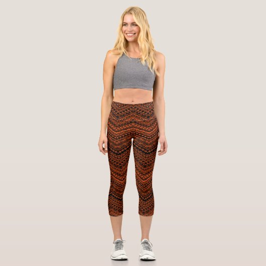 Leggings Capri Motifs ethniques 4 (Recto)