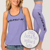 Leggings Capri Motivated AF Woman's Exercise