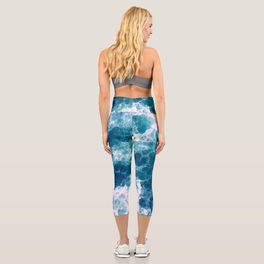 Leggings Capri Mousse mer (Verso)