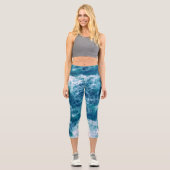Leggings Capri Mousse mer (Recto)