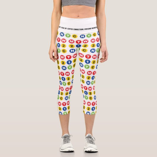 Leggings Capri MTW Logo (Recto)